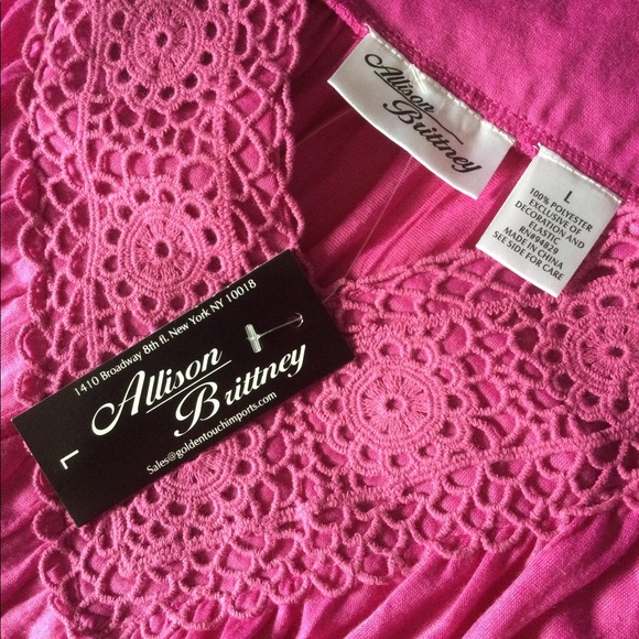 🆕 Allison Brittany Peasant Boho Blouse 🌸💖🌺 - Picture 6 of 7